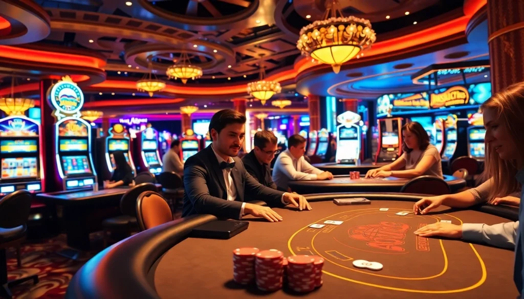 Menyaksikan permainan hoki77 yang seru dengan pemain terlibat dalam permainan meja.