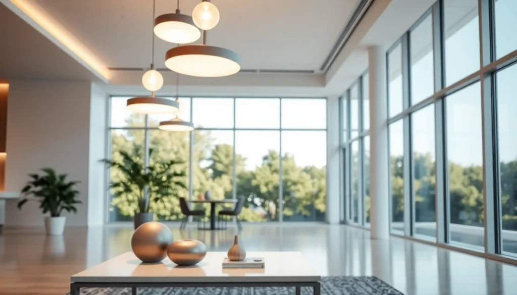 Sleek Illumination showcasing an elegant modern interior with rich natural light.